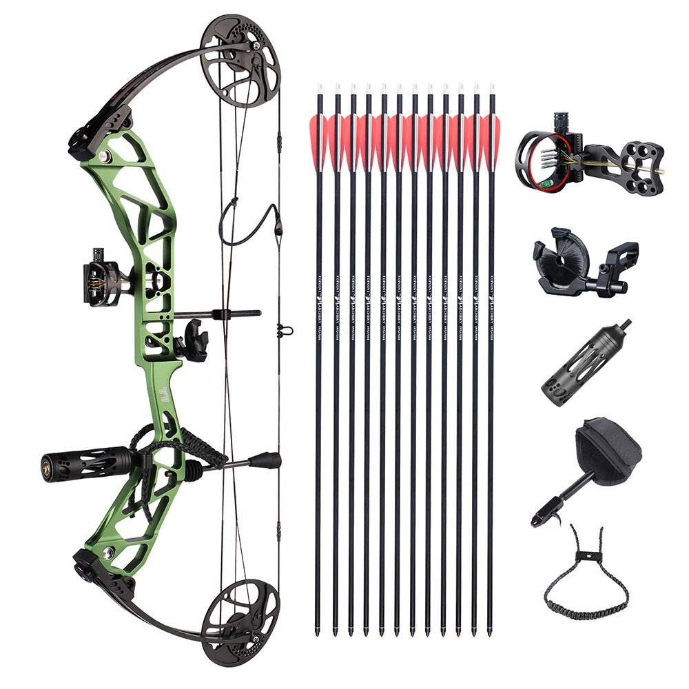 TOPOINT T1 MAX Compound Bow Set Hunting&Target CNC LH RH