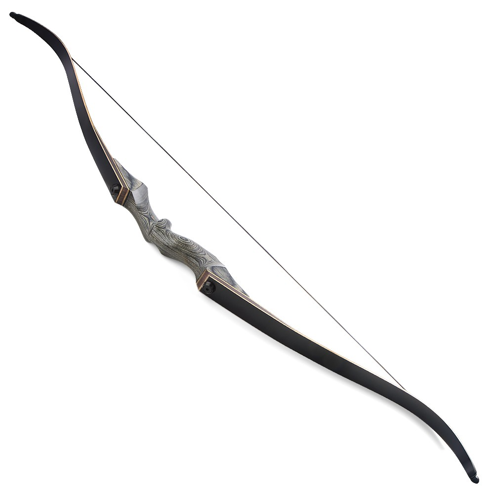 BLACK HUNTER Takedown Recurve Bow Set Premium Bamboo Traditional