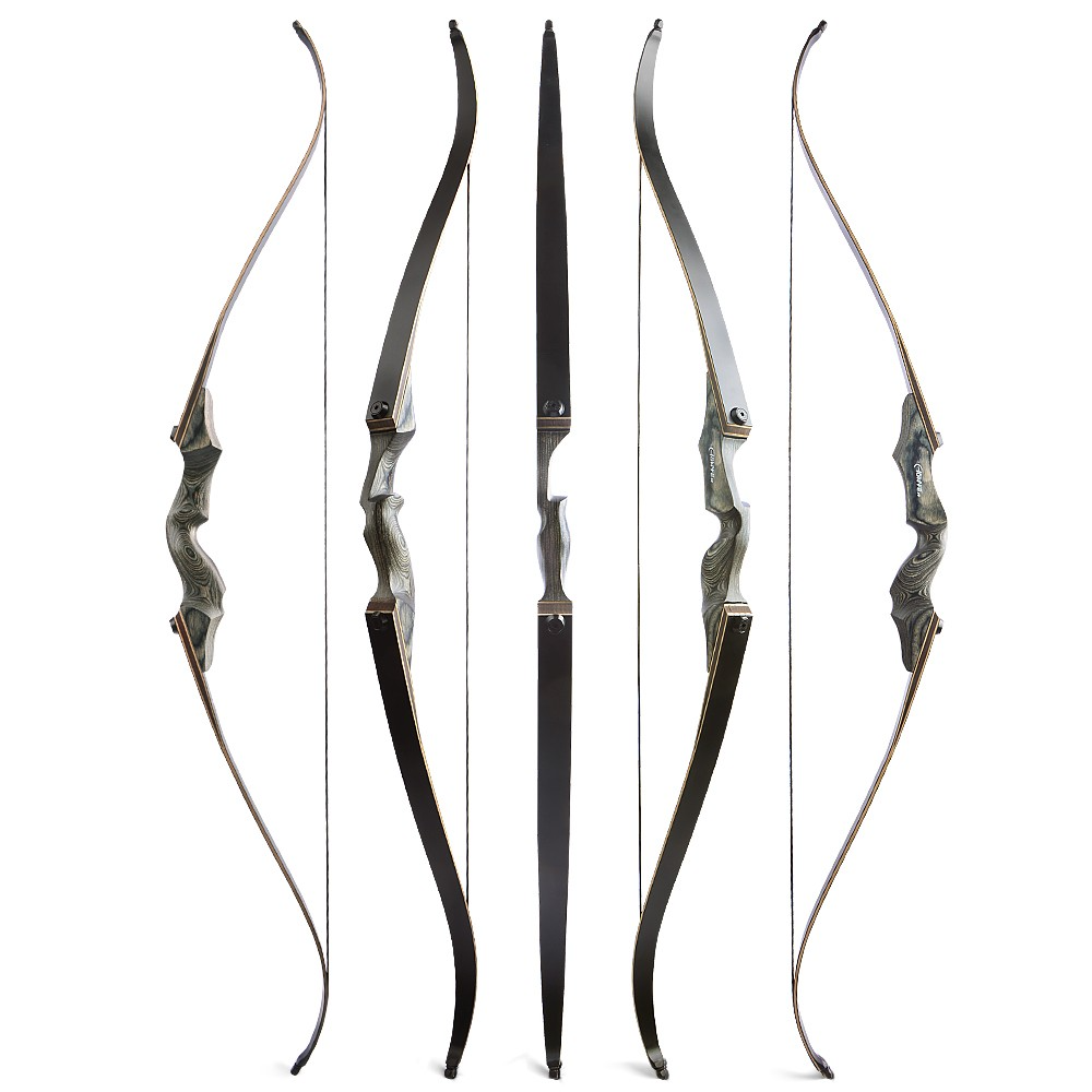 BLACK HUNTER Takedown Recurve Bow Set Traditional 60" LH RH