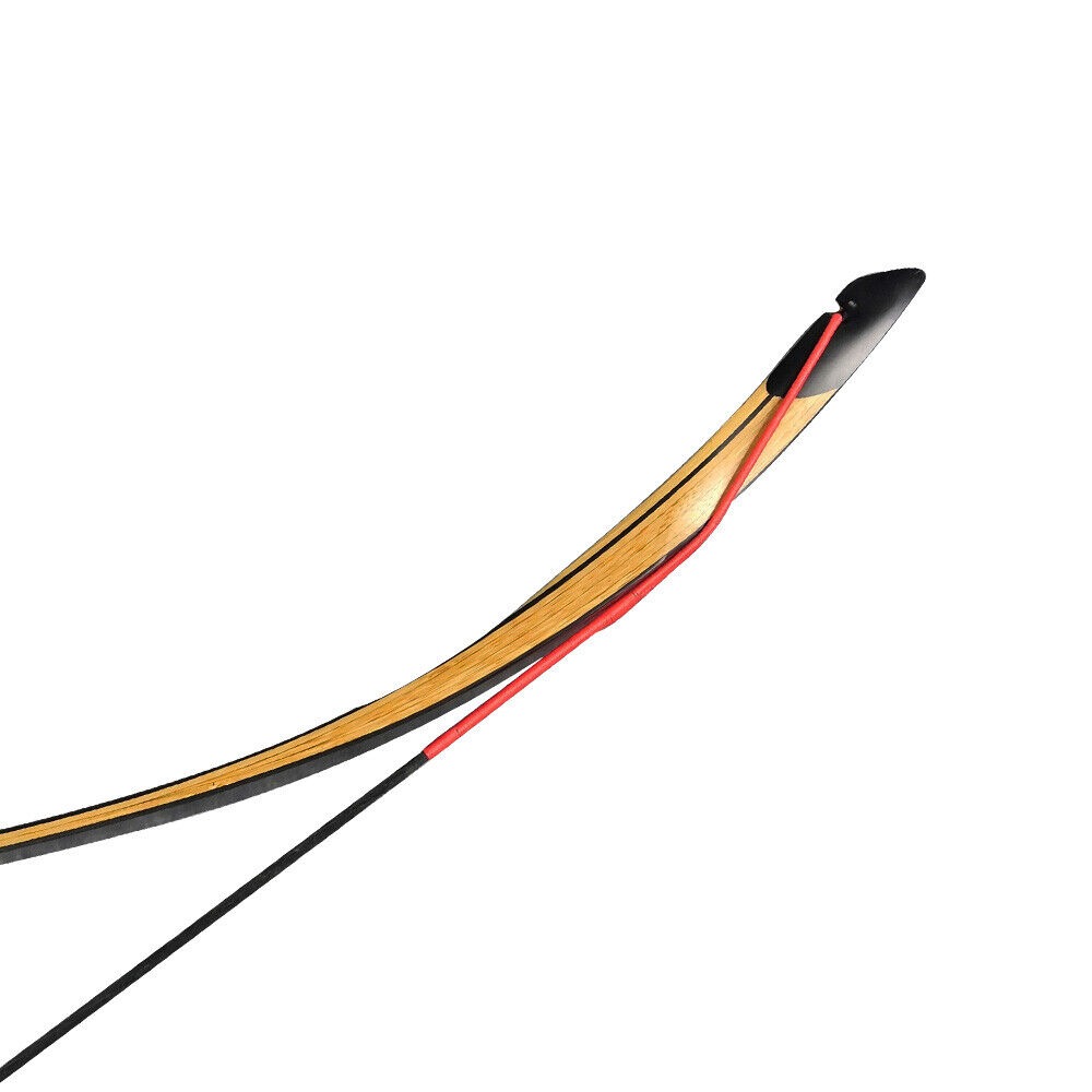 55inch Traditional Bow Handmade 20-50Ibs Wood Archery Hunting