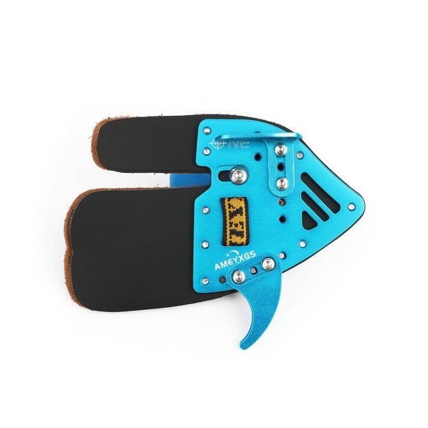Recurve Bow Finger Guard Tab Leather Protector Gear Target Hunting