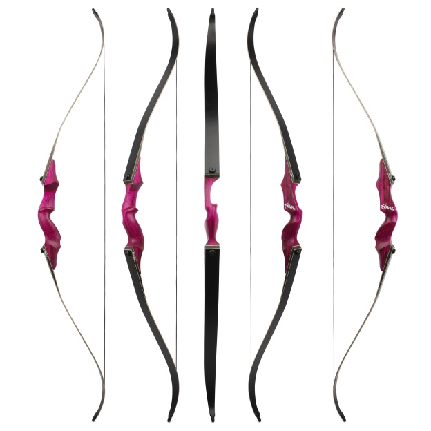 Black Hunter Longbow Recurve Bow and Arrows Set Hunting LH RH