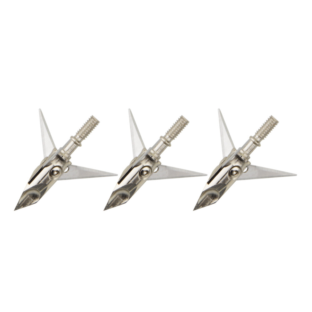 100 Grain 3-Blade Broadheads Archery Hunting Arrowheads