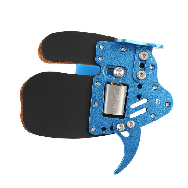 Finger Tab Archery Guard Cow Leather Bowstring Protector Gear LH RH