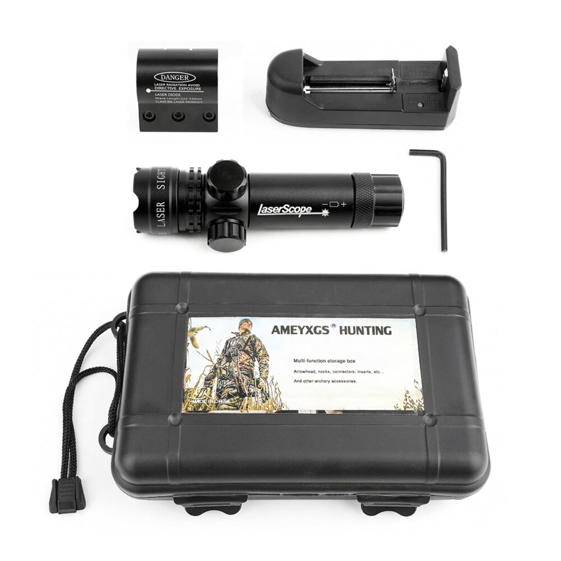 Green Dot Laser Sight for Compound Bow 20mm Rail Mount