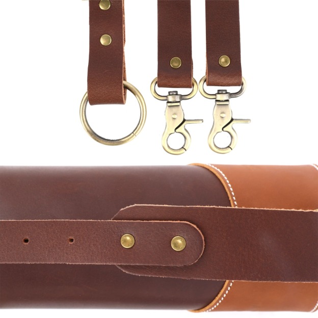 Traditional Archery Quiver 20-Arrow Capacity Cowhide