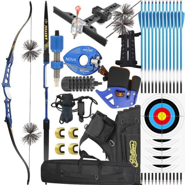 Target Recurve Bow 66" 68" 70" Olympic Complete Competition Package