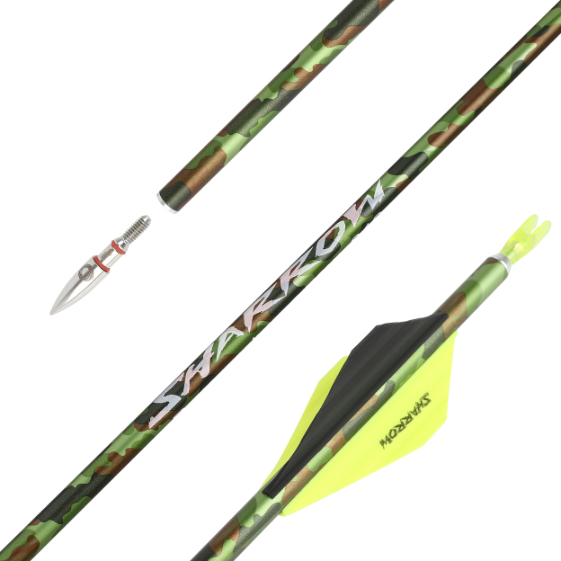 Pure Carbon Arrows Vane Spine 340 Recurve Compound Bow Hunting