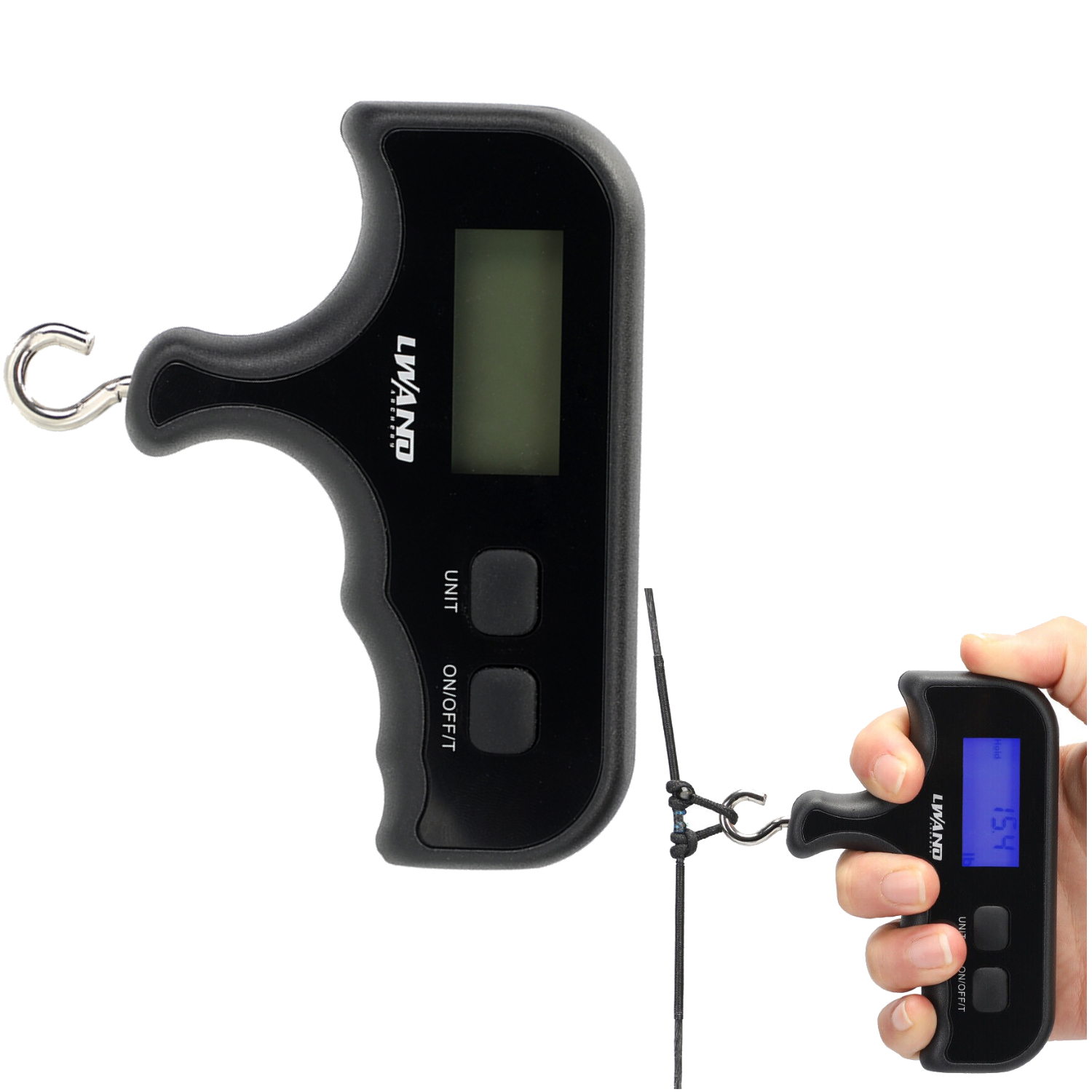 Archery Bow Scale Draw Weight 110 lbs Peak Hold Weight Display