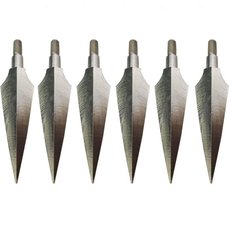 150-Grain Steel Hunting Arrowheads Screw-In Point
