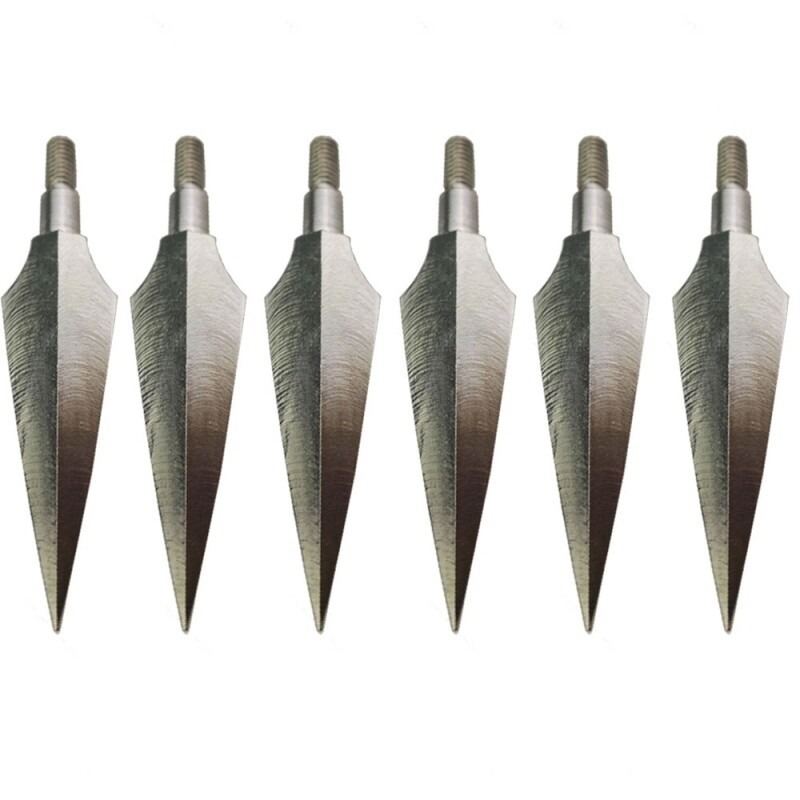 150-Grain Steel Hunting Arrowheads Screw-In Point