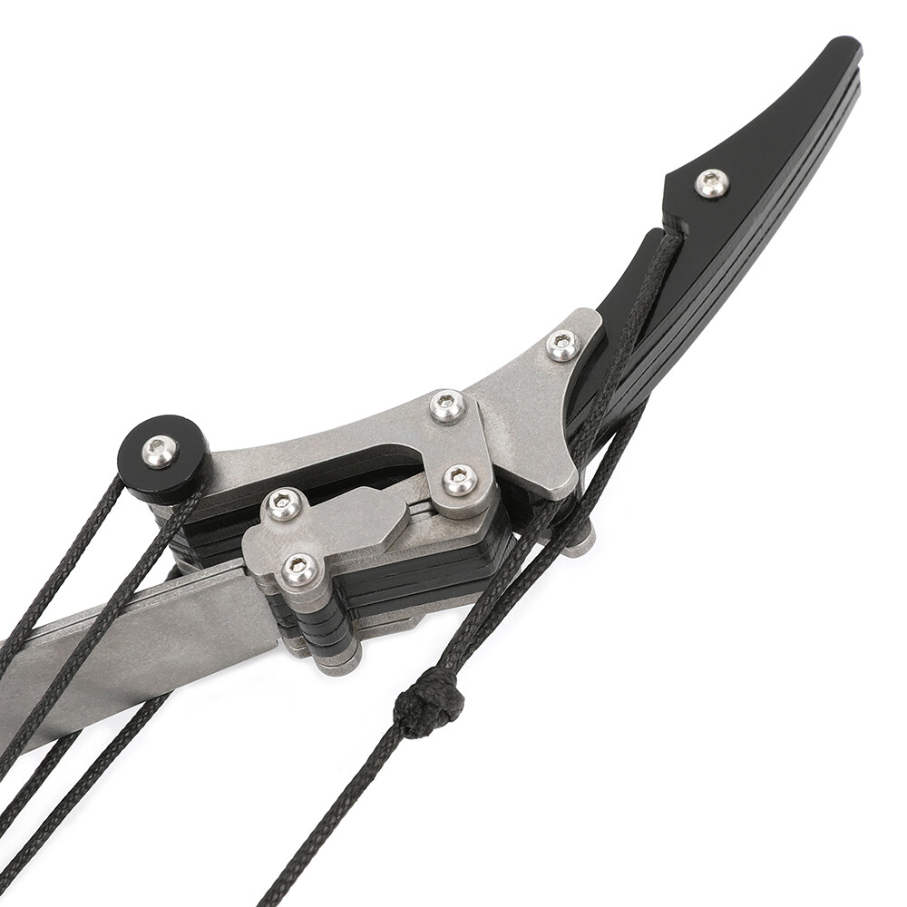 16" Mini Compound Bow Arrow Set Desktop Archery 16lb Power