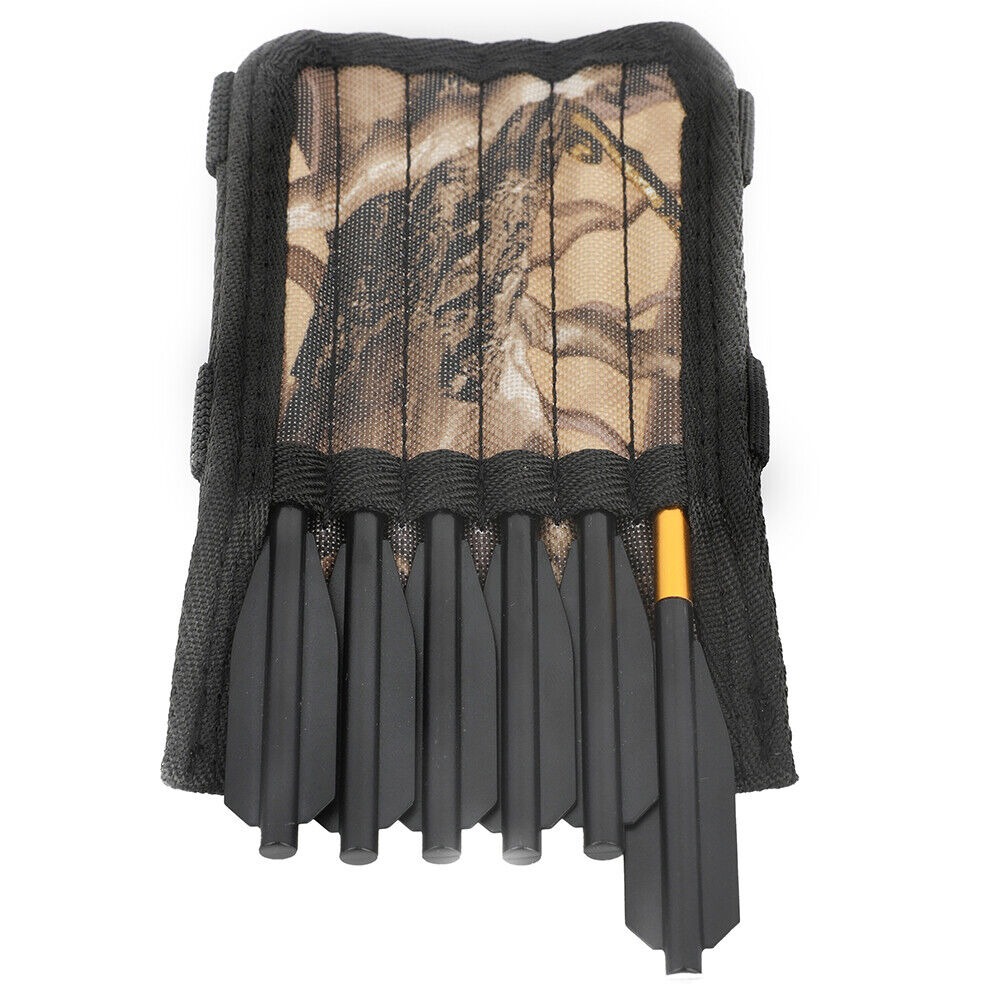 Archery Arrow Quiver Bag Bolt Pocket Holder Crossbow Hunting Target