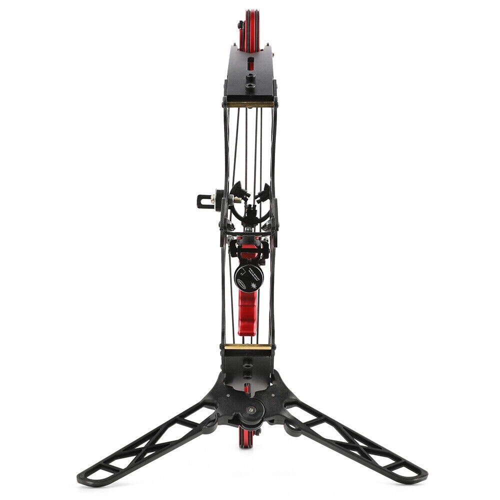 18" Mini Compound Bow Dual-use Steel Ball Hunting Fishing 35lbs LH RH