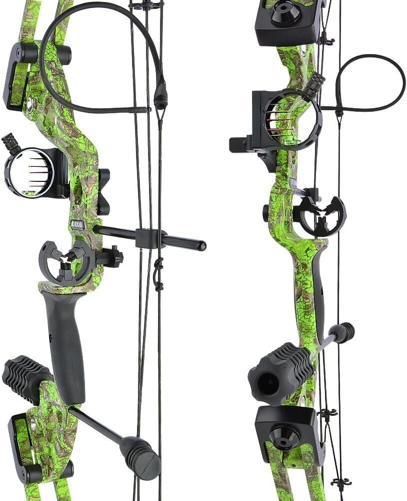 JUNXING ARCHERY M131 Compound Bow Set 30-60lbs Hunting Fishing LH RH