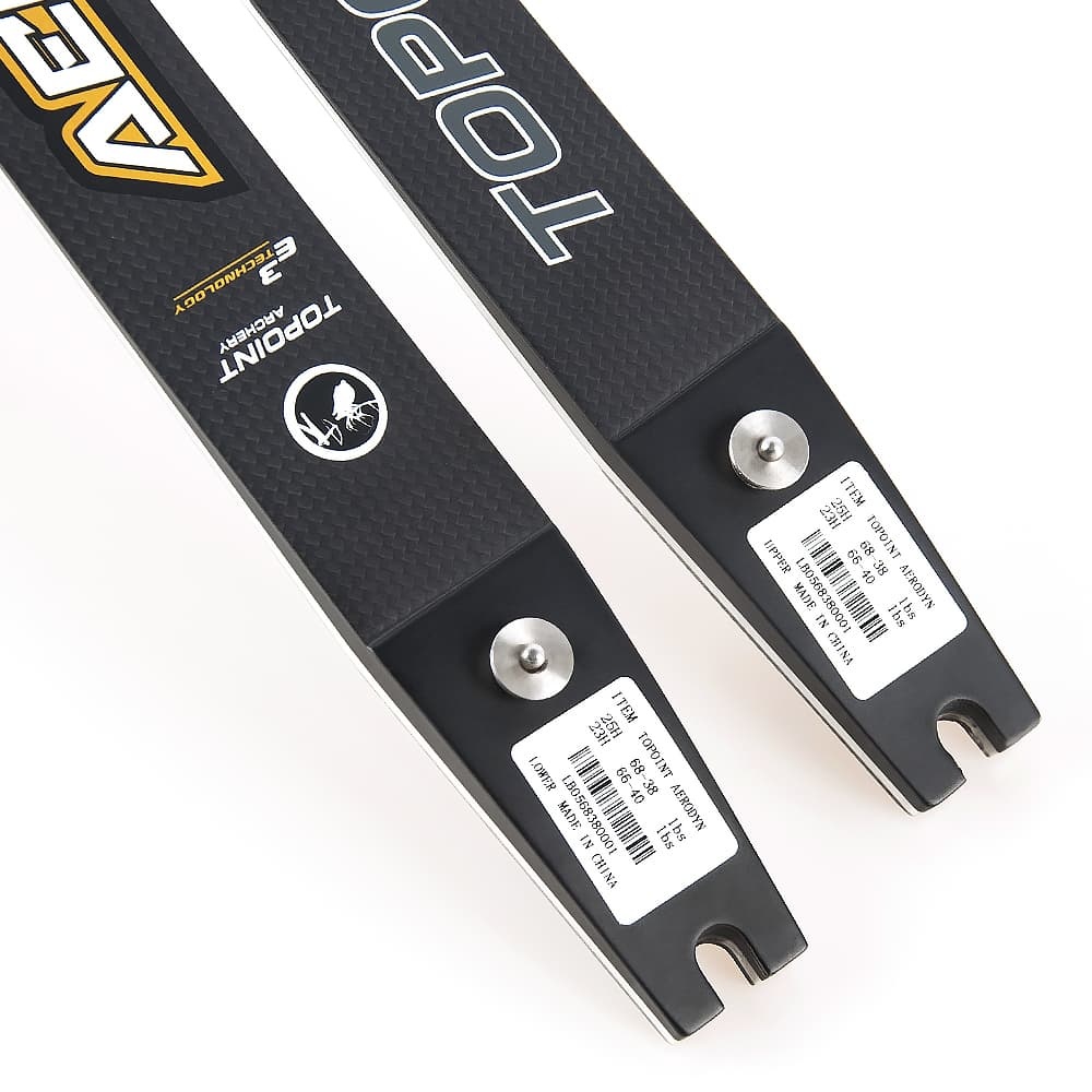 TOPOINT Aerodyn 3K Carbon Foam ILF Recurve Bow Limbs 66" 68" 70"