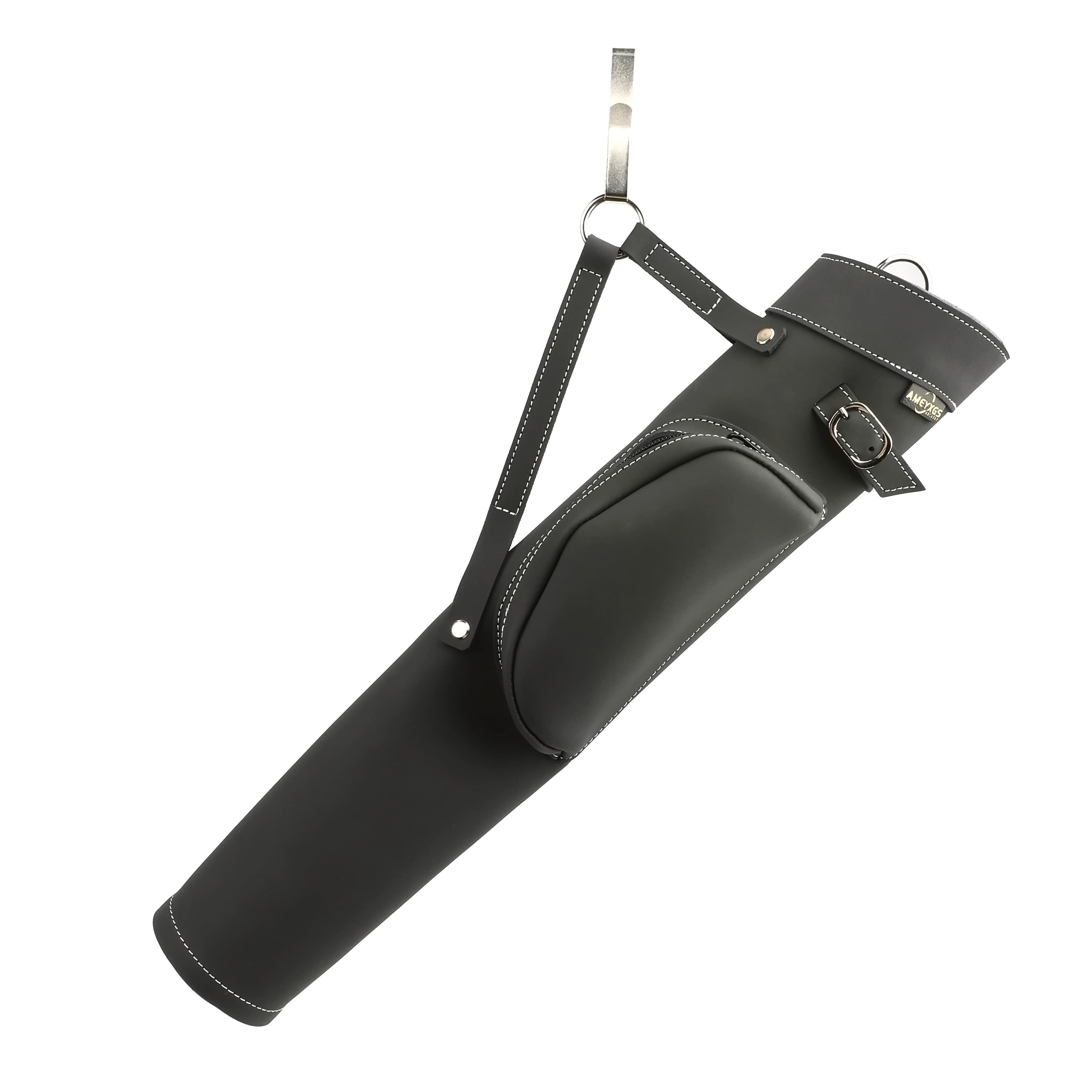 Traditional Leather Archery Quiver Handcrafted Cowhide Arrow Hodel