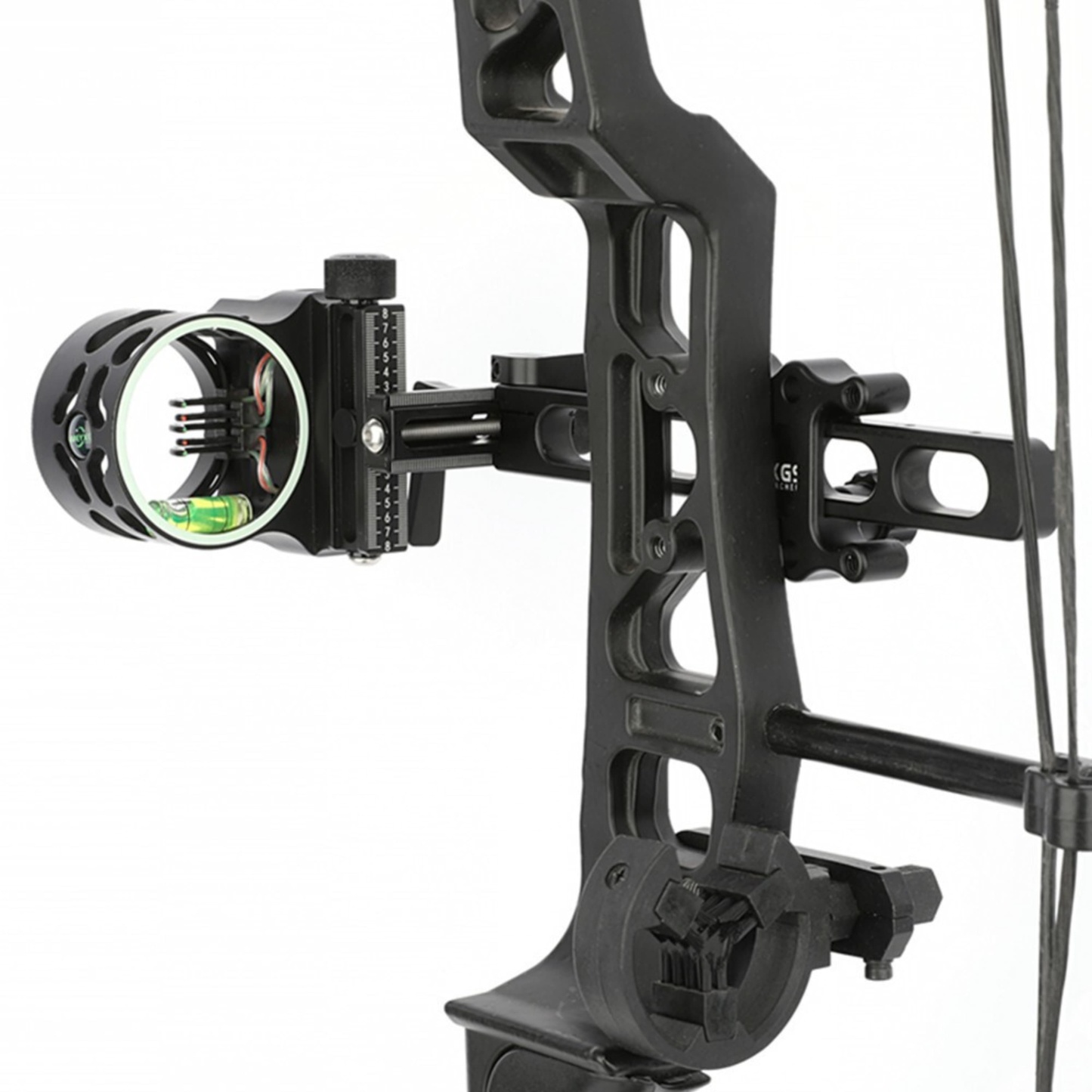 5 Pin Compound Bow Sight 4X 6X 8X Lens 0.019" Adjustable Archery Hunting RH LH
