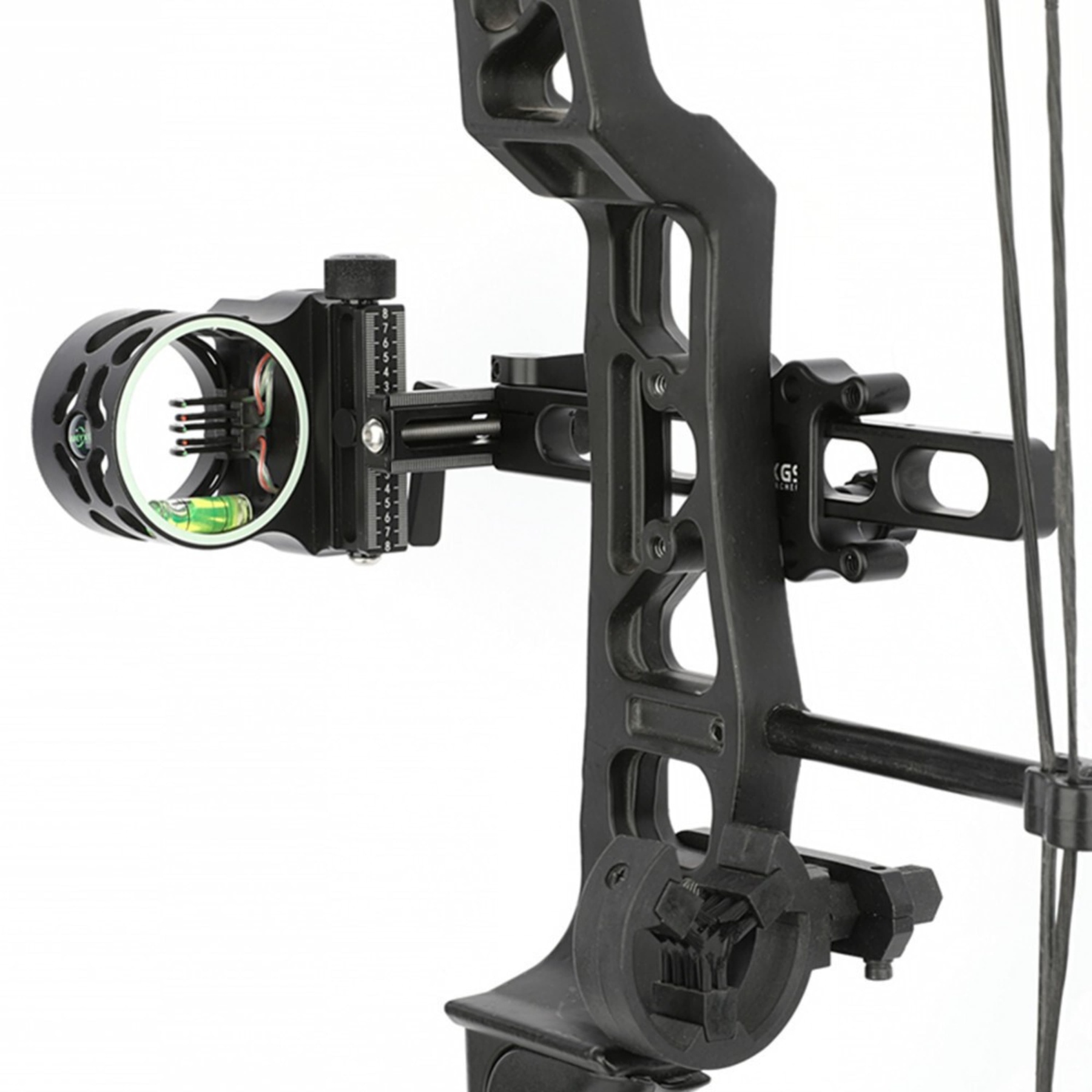 5 Pin Compound Bow Sight 4X 6X 8X Lens 0.019" Adjustable Archery Hunting RH LH