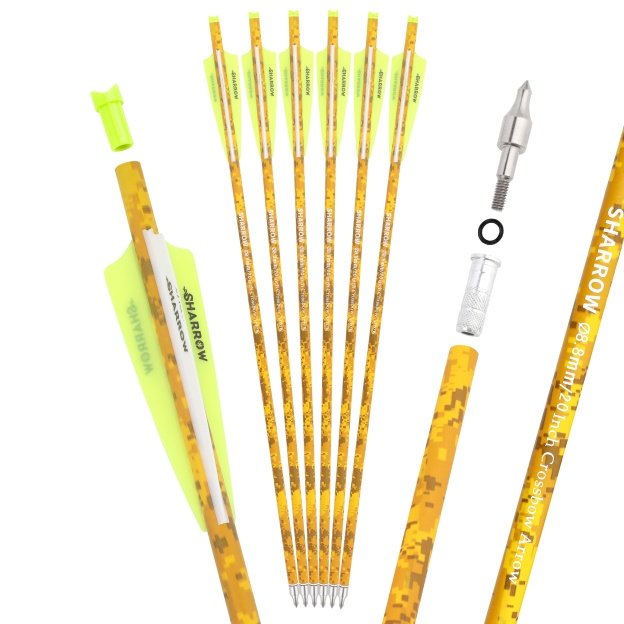 12pcs Carbon Arrows 16'‘ 18'' Mini Bow Bolt Hunting Target