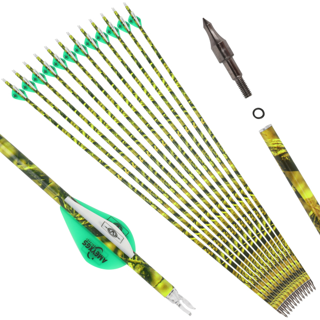 30" 600 Spine Carbon Arrows for Target & Practice