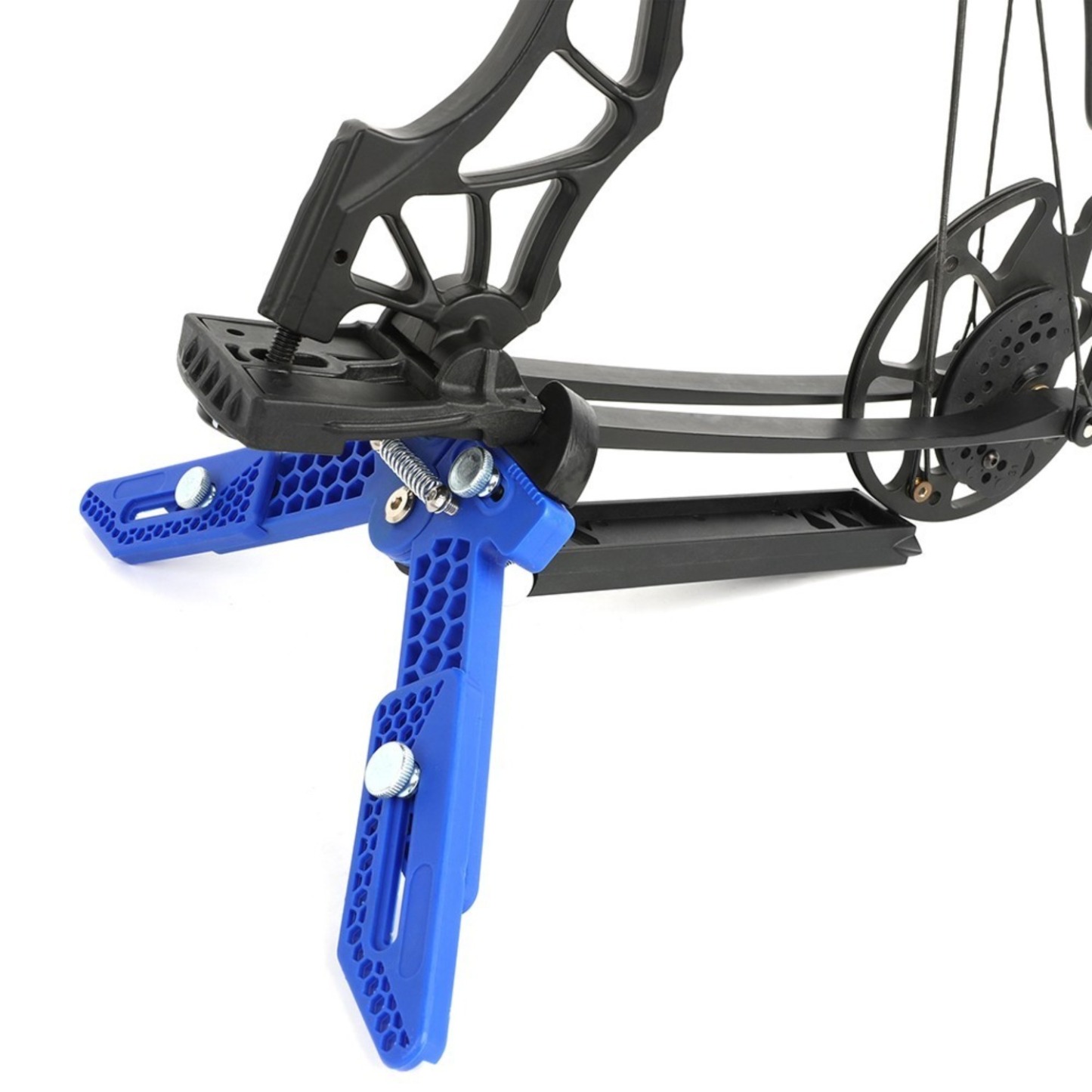 Dual-Use Compound Bow Stand Adjustable Tripod Support System