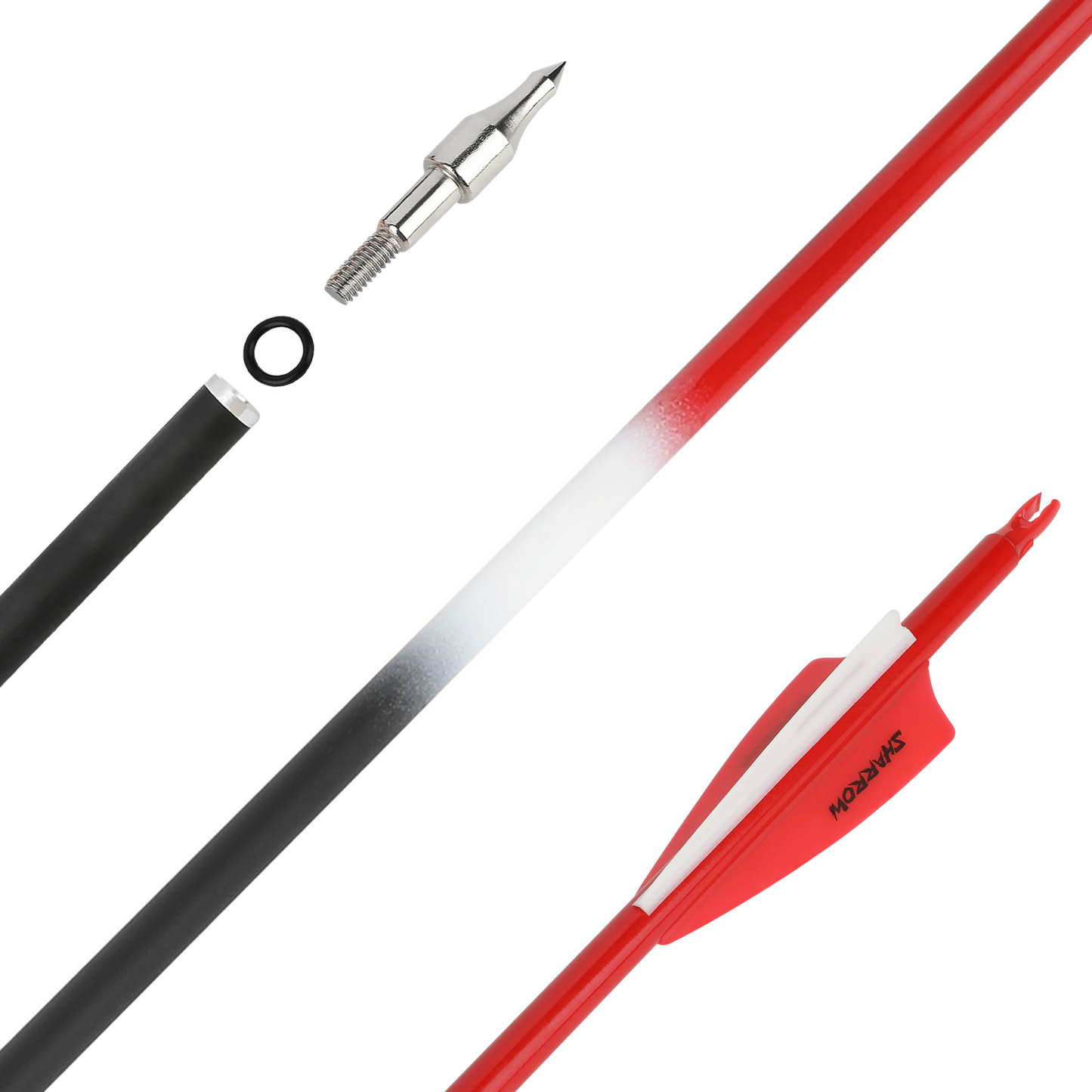 Carbon Fletched Arrows 30" SP500 Vanes Archery Hunting