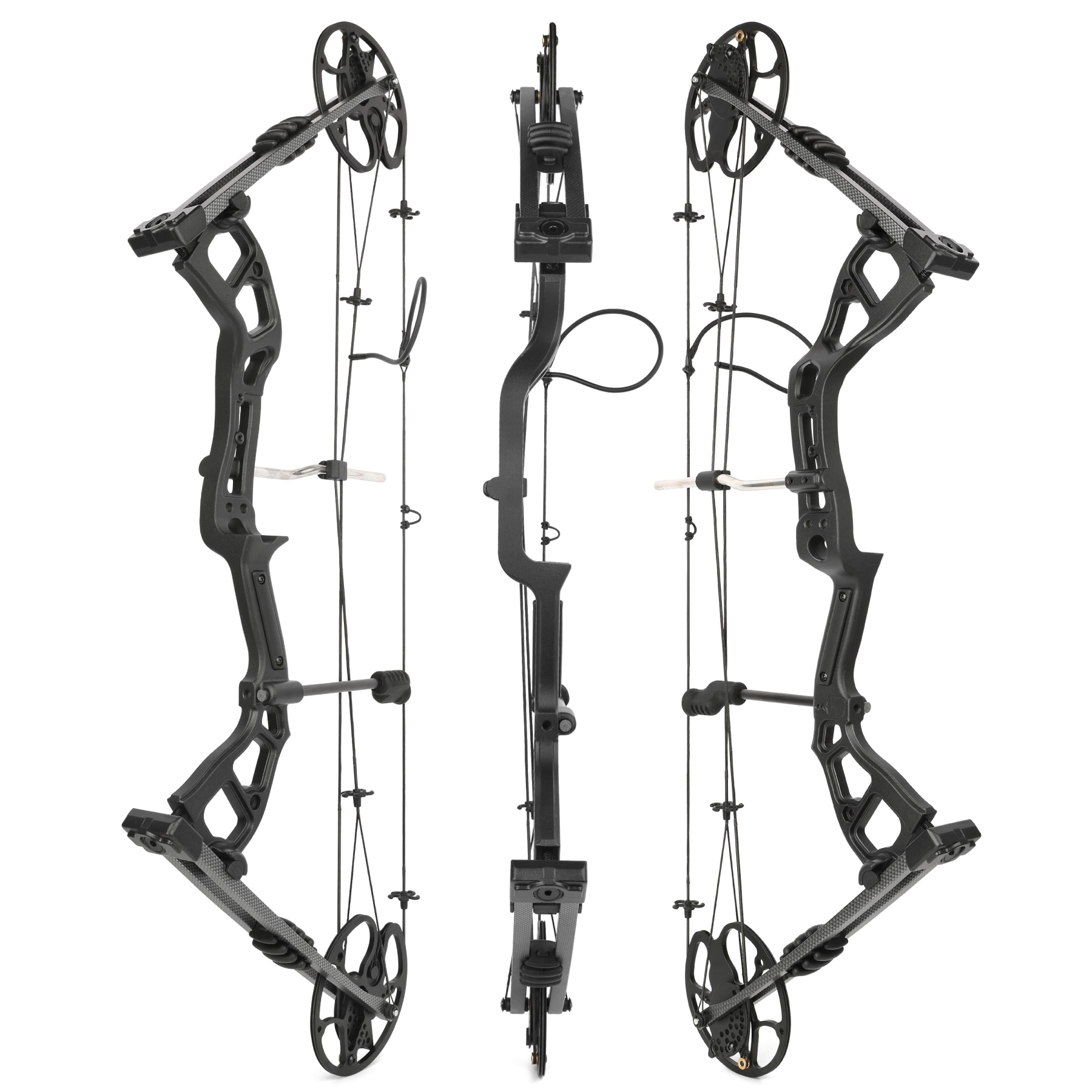 JUNXING M193 Compound Bow Adjustable Hunting Fishing Bow 0-70lbs