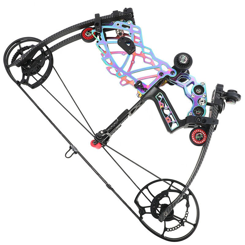 ALIEN 24 inch Compound Bow Steel Balls Arrows Hunting Fishing LH RH 