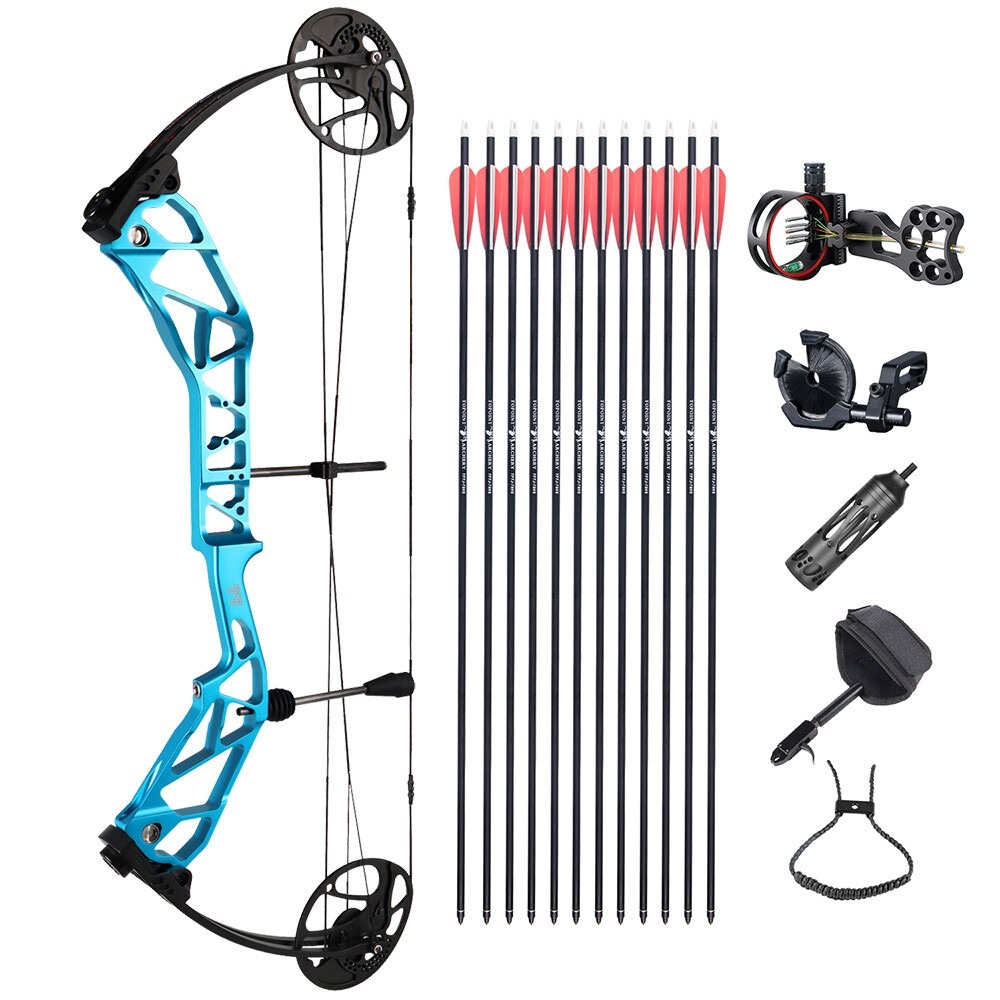 TOPOINT T1 MAX Compound Bow Set Hunting&Target CNC LH RH