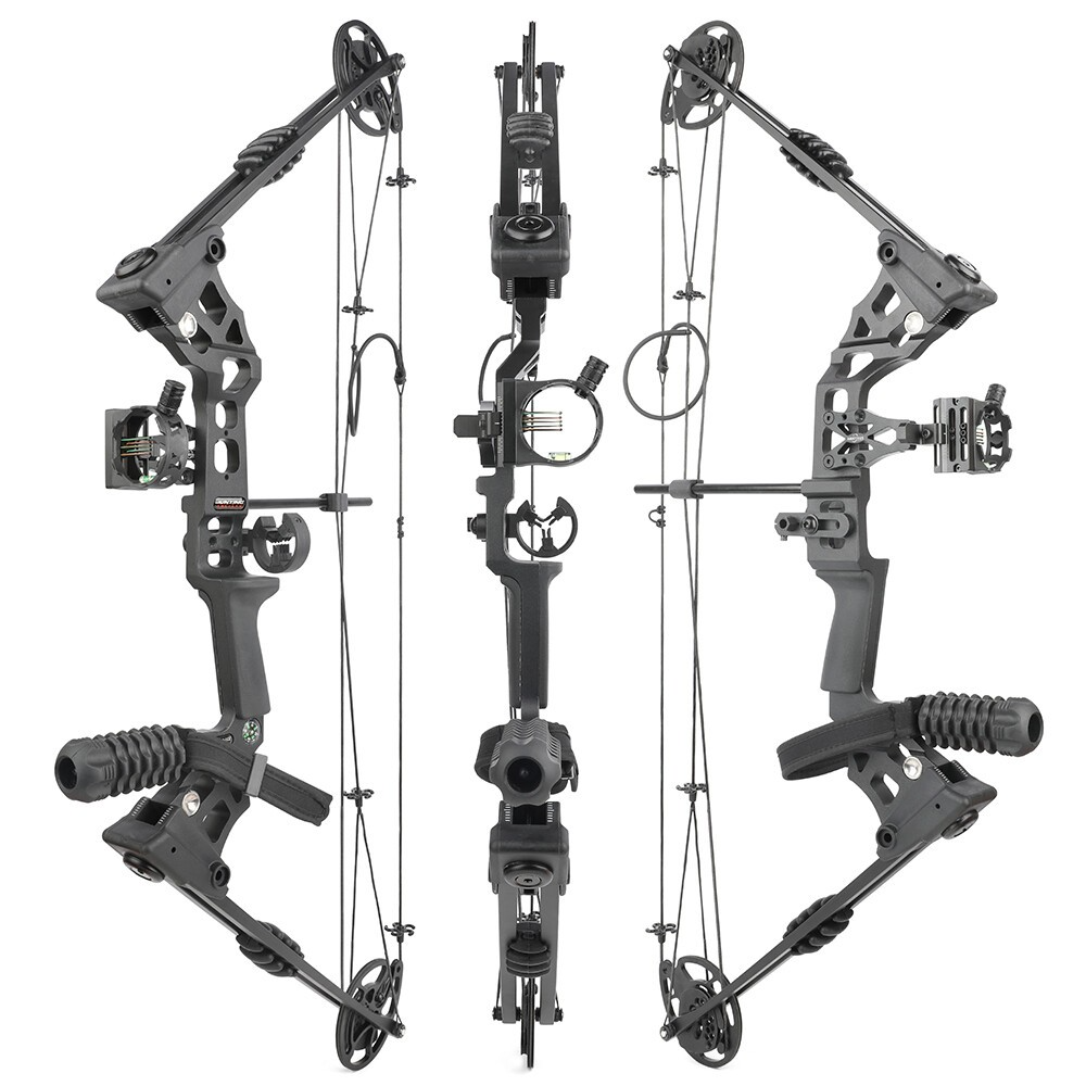 JUNXING X8 Compound Bow Package 20-70lb Hunting Target Set Beginners