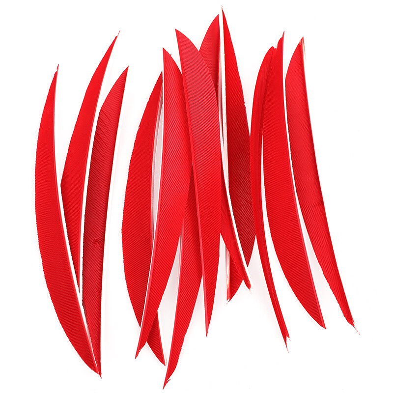 Natural Turkey Arrow Feathers 5" Traditional Fletching 50pcs