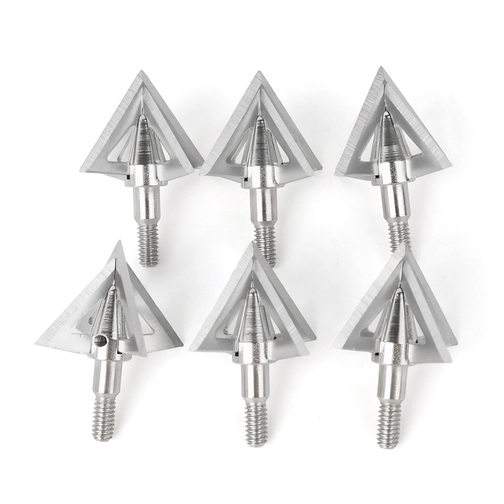 Tungsten Steel Hunting Broadheads Arrowheads Universal Points 