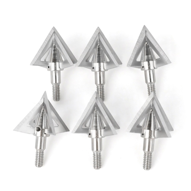 Tungsten Steel Hunting Broadheads Arrowheads Universal Points 