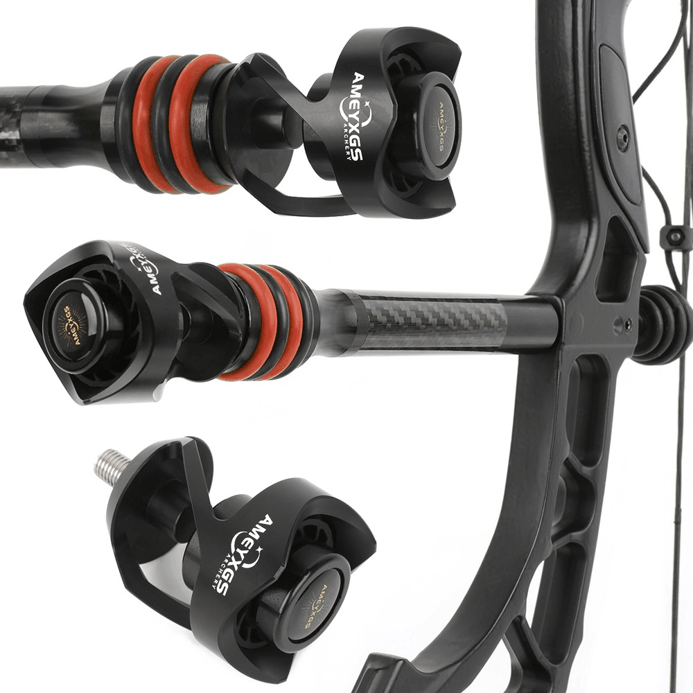 Archery Bow Stabilizer Harmonic Damper Riser Balance Bar Silencer