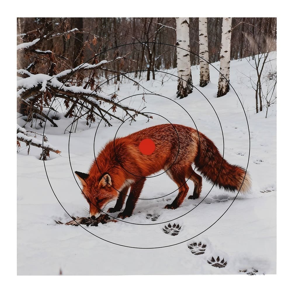 Paper Target Faces 40cm Archery Target Practice Animal Field Face