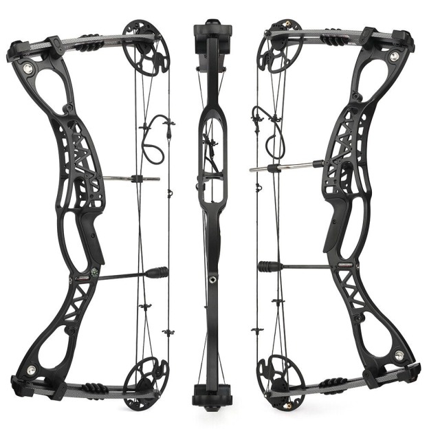JUNXING M126 Compound Bow Kit 0-70lbs Hunting Package Adult Target