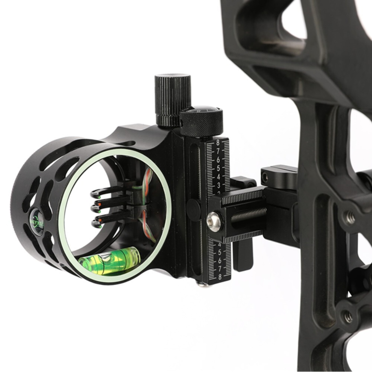 5 Pin Compound Bow Sight 4X 6X 8X Lens 0.019" Adjustable Archery Hunting RH LH