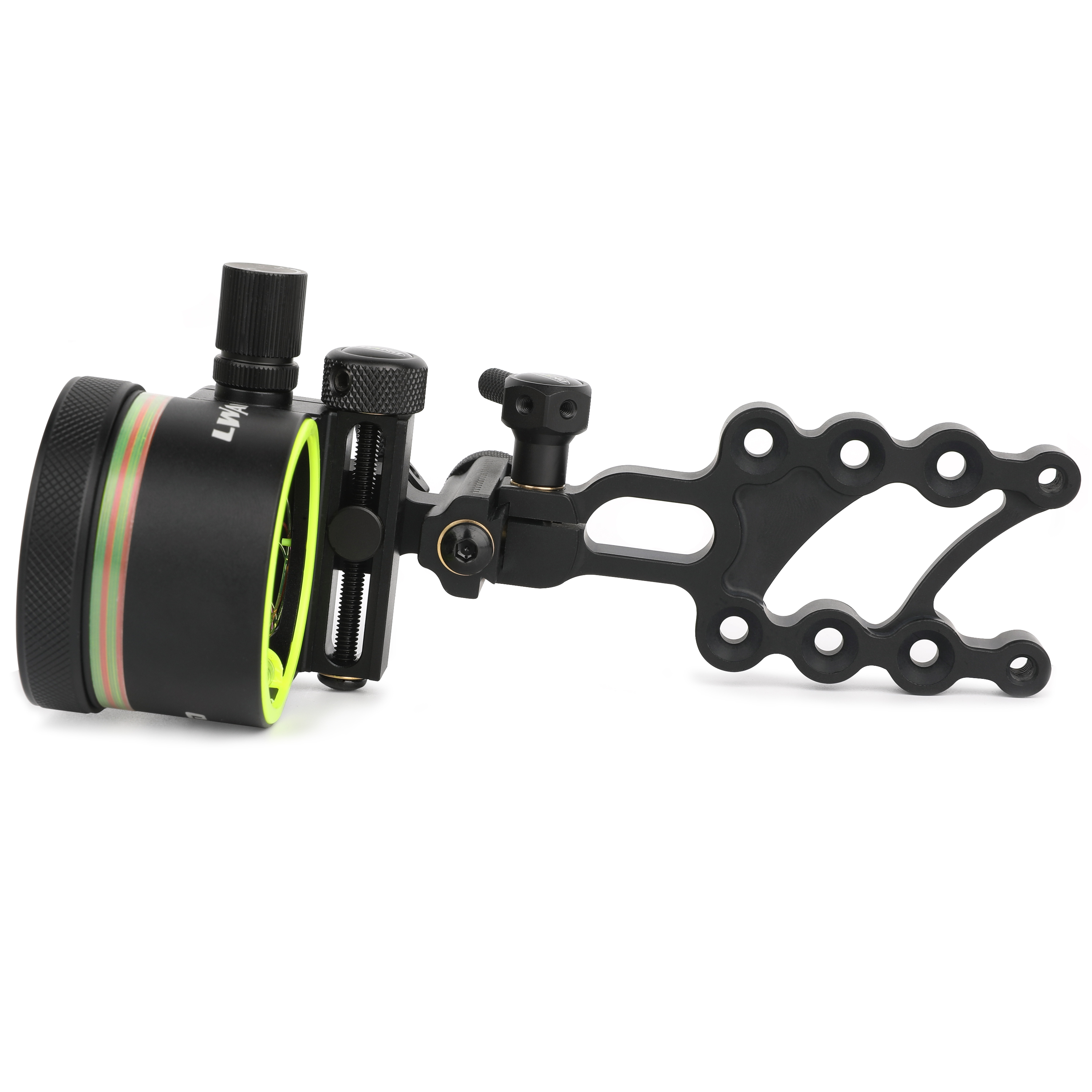 Right-Handed Alloy Compound Bow Sight, 4-Way Micro-Adjustable 0.019" Fiber