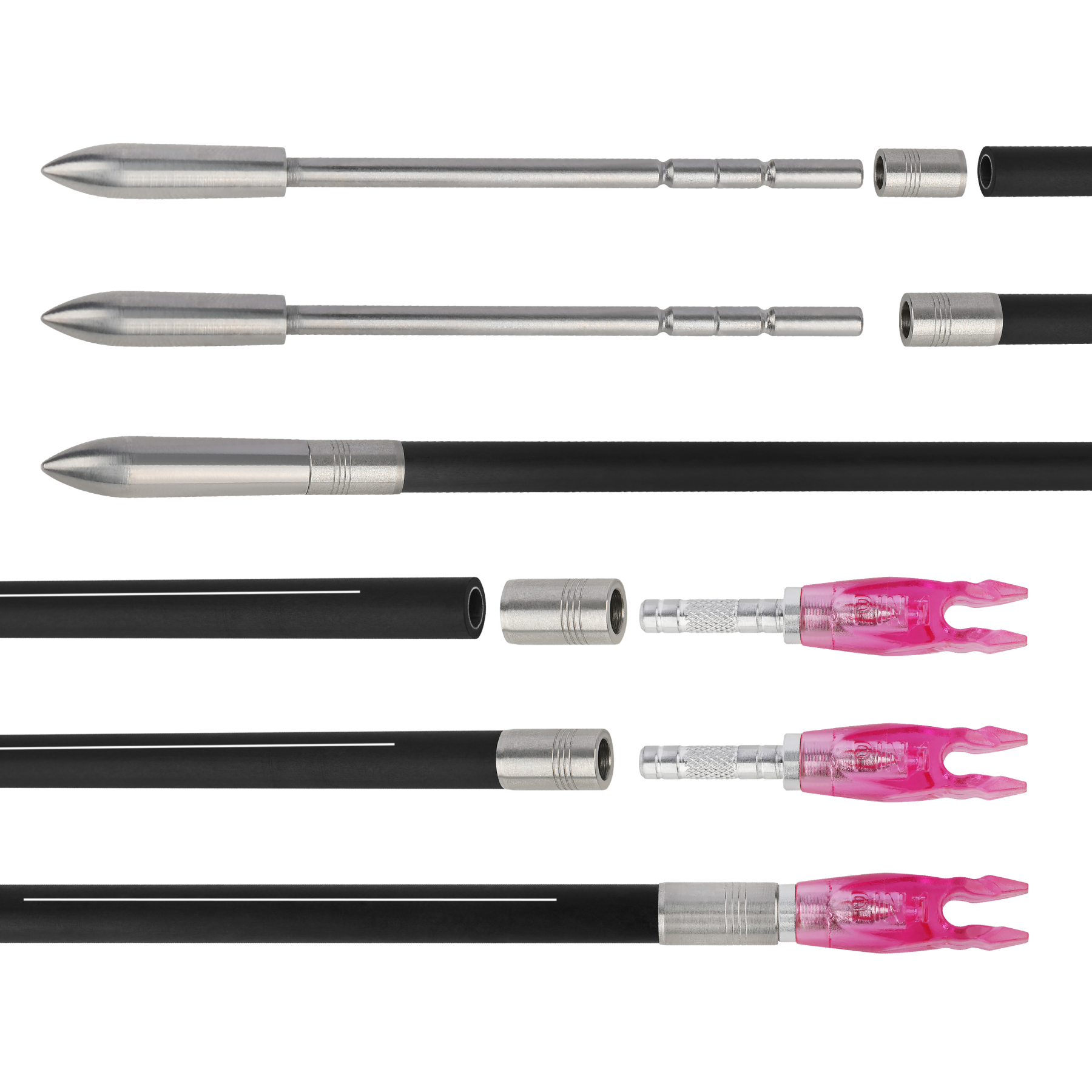 PANDARUS ELITE CA-320 Carbon Aluminum Arrow .001" ID3.2mm Competition