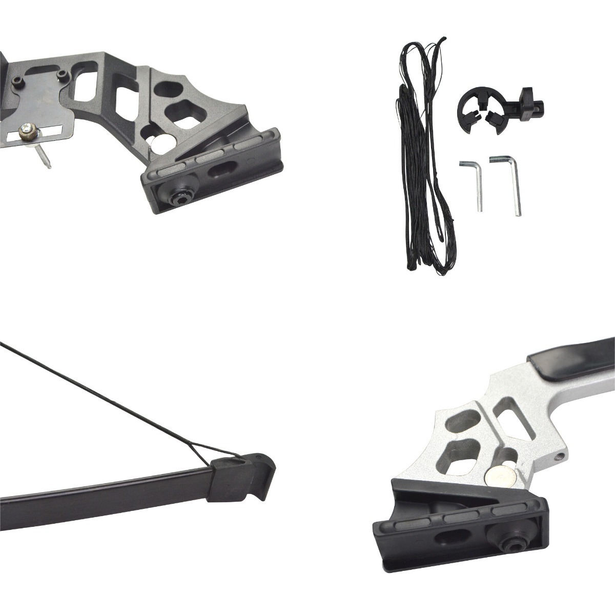 Takedown Recurve Bow Set 30-40lbs 50" Fishing Hunting