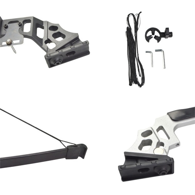 Takedown Recurve Bow Set 30-40lbs 50" Fishing Hunting