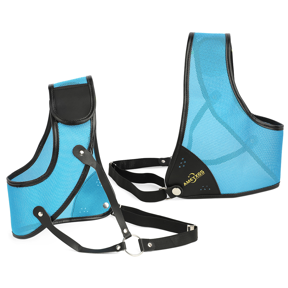 Archery Chest Guard Cowhide Protector Gear Bow Target Shooting