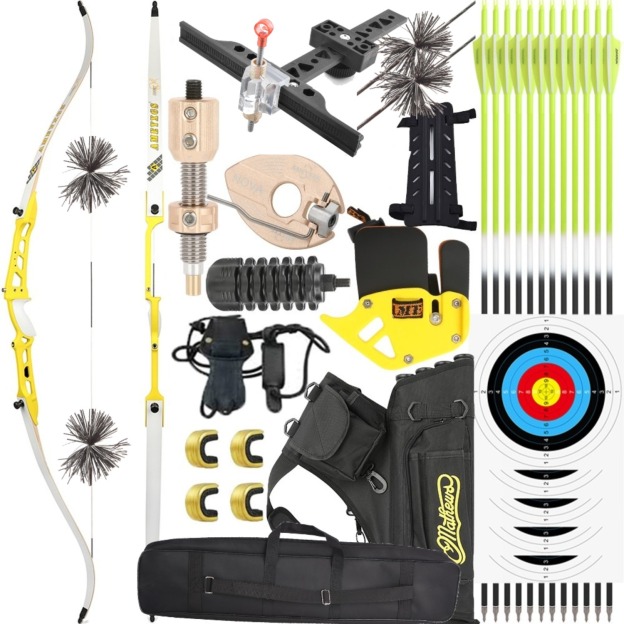 Target Recurve Bow 66" 68" 70" Olympic Complete Competition Package