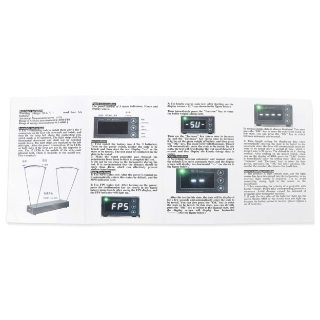 Professional Shooting Velocimeter High-Precision Ballistic Chronograph