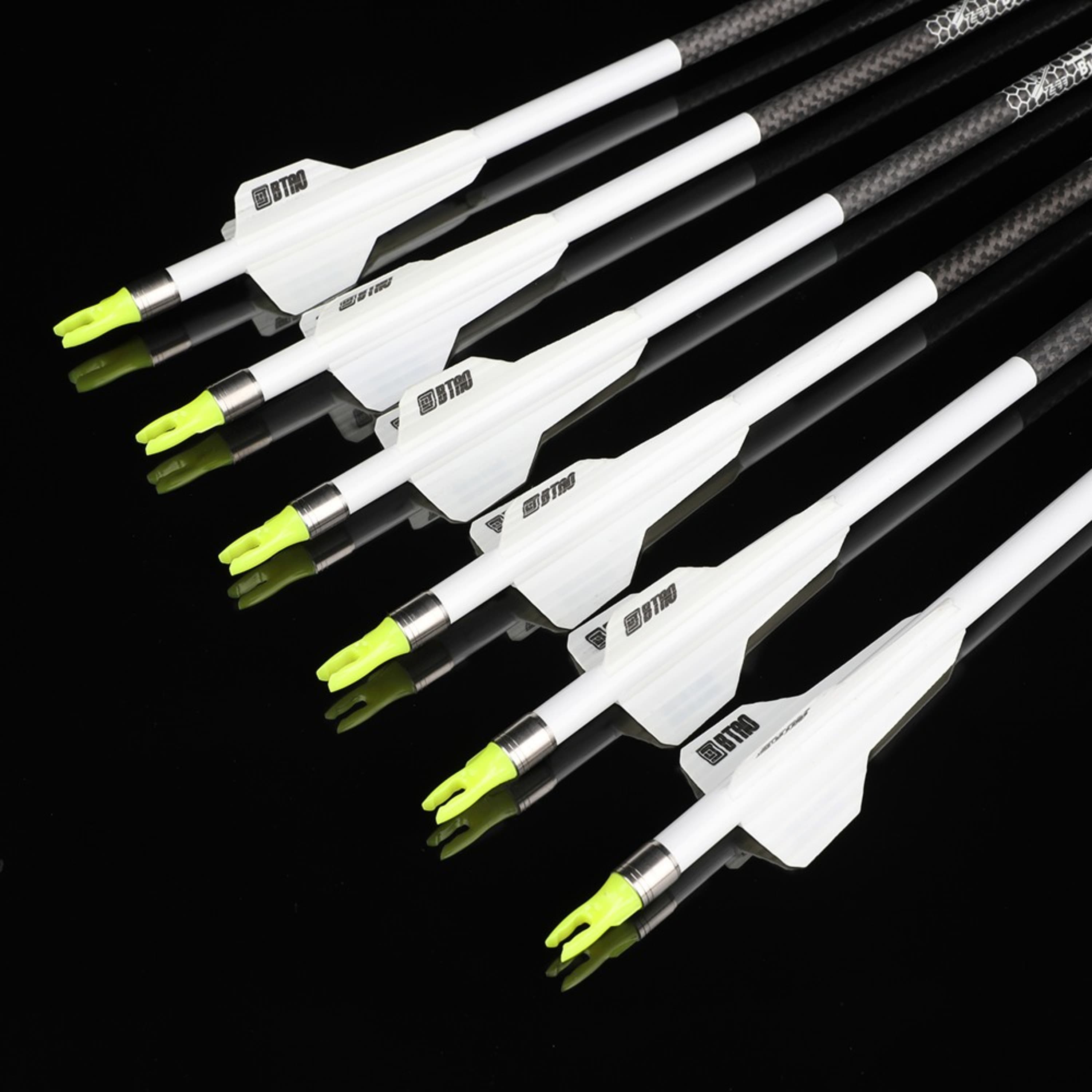 Archery Rubber Arrow Vanes 2.5" for DIY Fletching