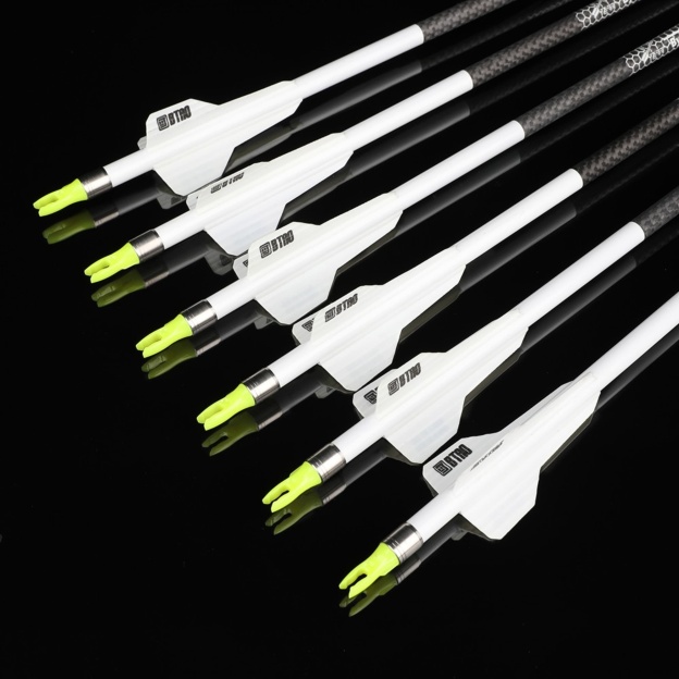 Archery Rubber Arrow Vanes 2.5" for DIY Fletching