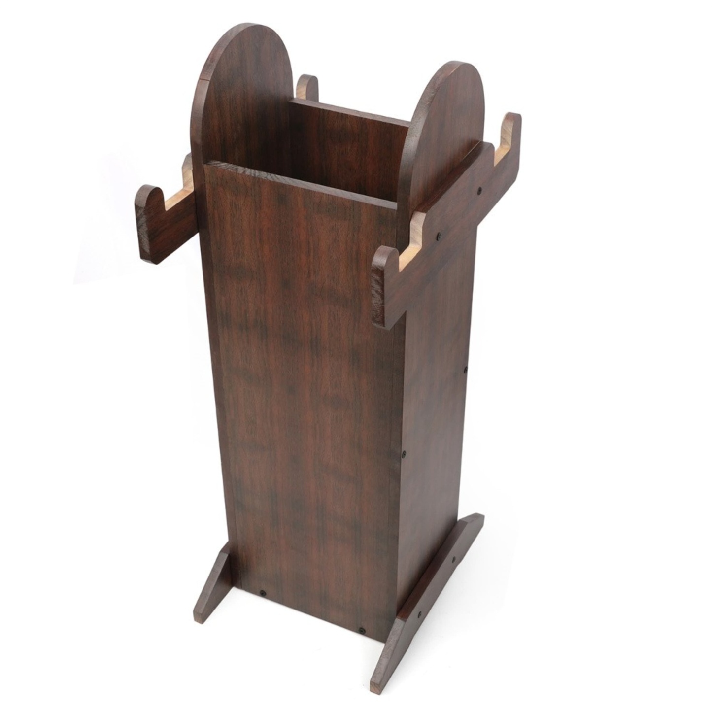 Solid Wood Bow Stand Quiver for Archery Target Shooting