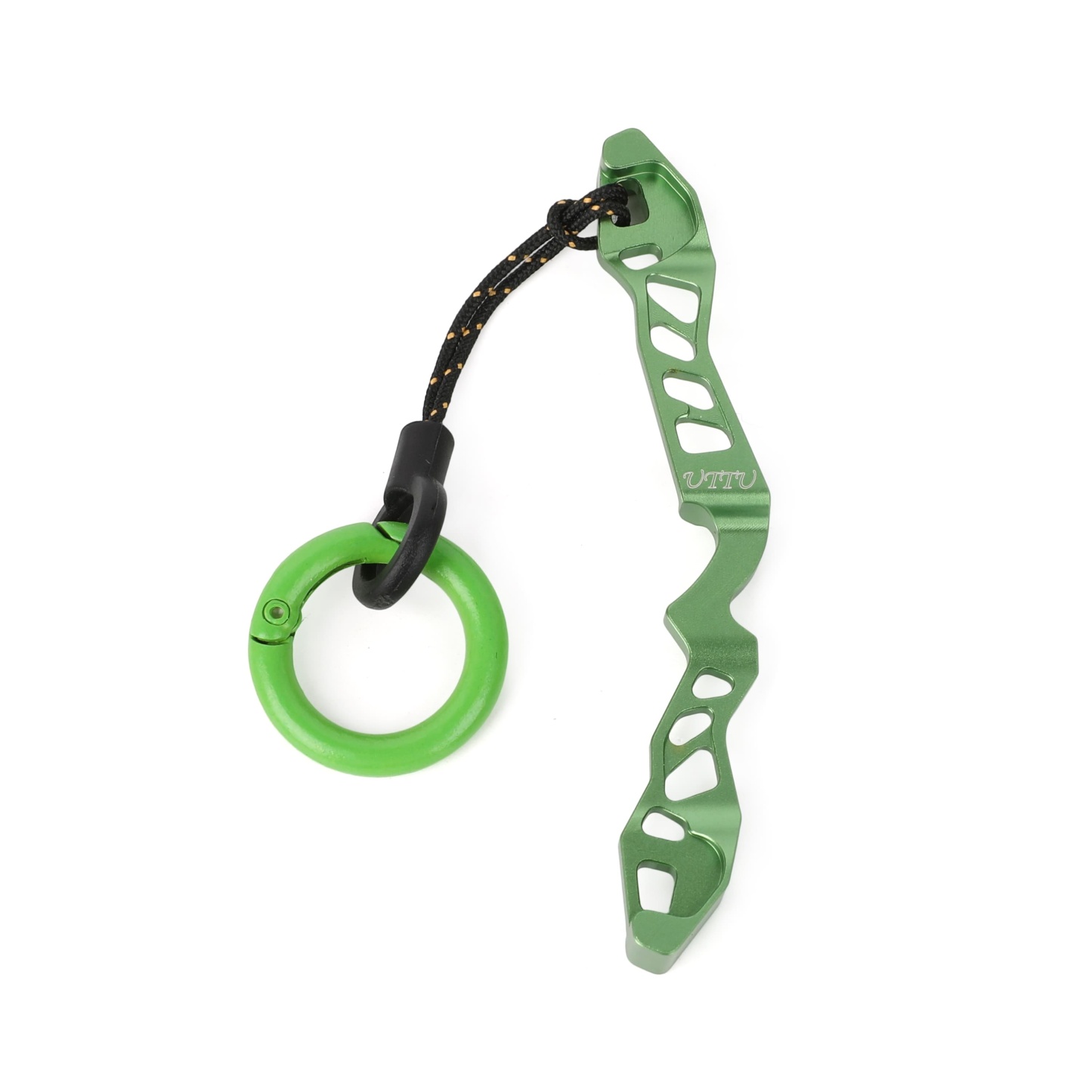 CNC Archery Keychain Miniature Recurve Bow Riser Design