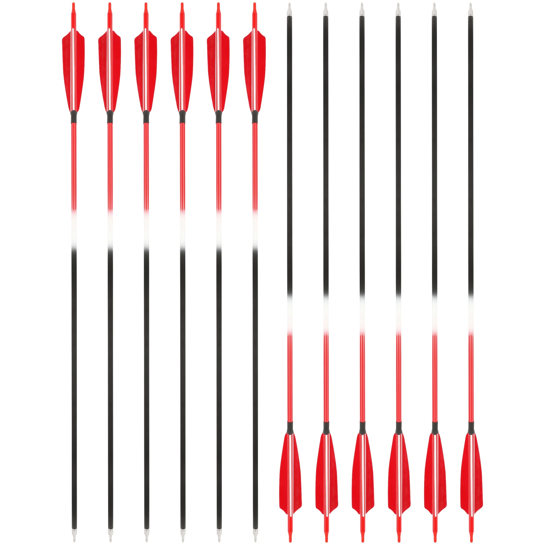 Fletching Carbon Arrows 500 Spine Turkey Feather Target & Hunting